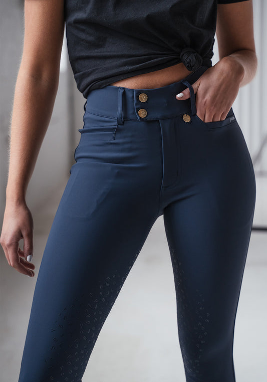Pantalon d'équitation Nellie Classic, bleu marine