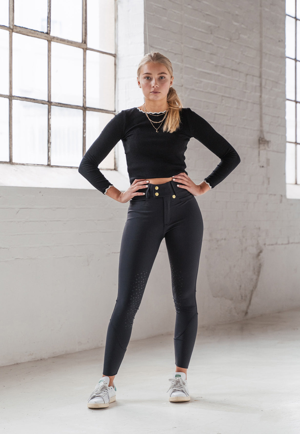 Pantalon d'équitation Nellie Classic, bleu marine